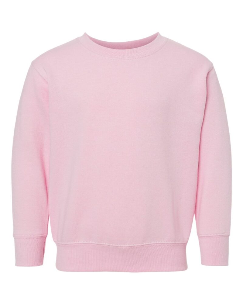 a rabbit skins toddler sweatshirt in pink