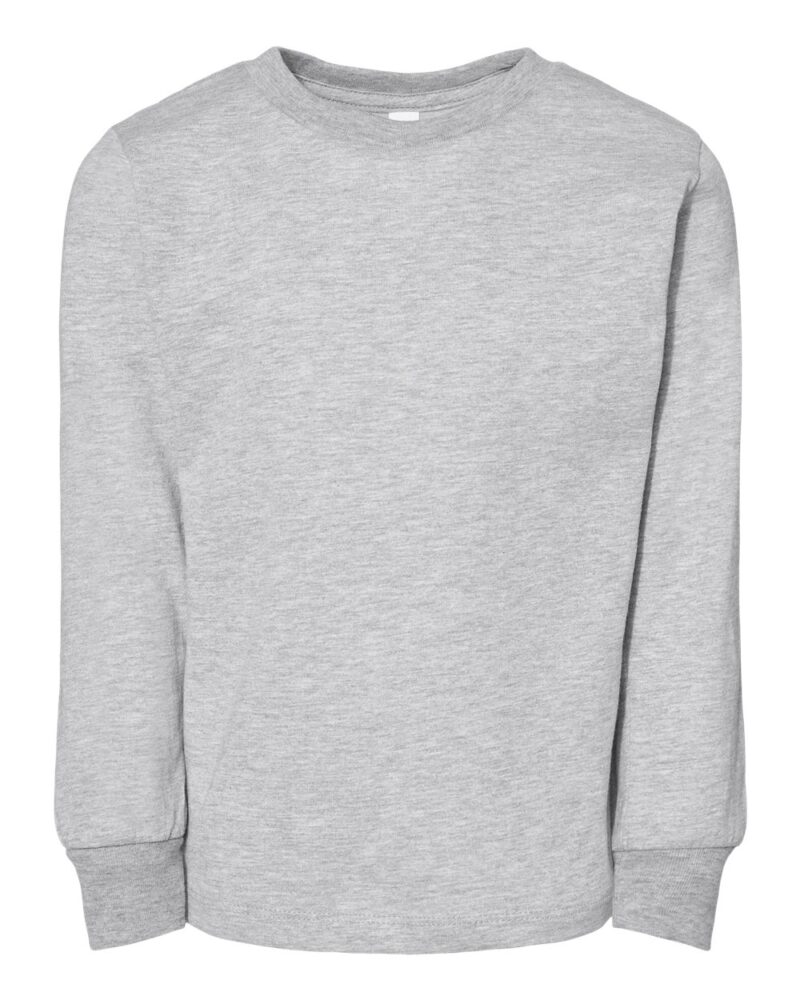 a toddler long sleeve jersey tee in athletic heather