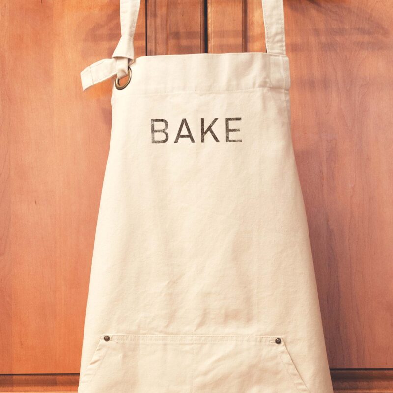 a Heavyweight BAKE Apron in natural