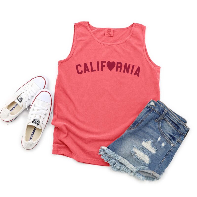 California Heart Tank Top - Image 2