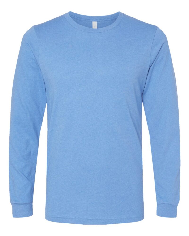 Custom Long Sleeve Heather Tee - Image 6