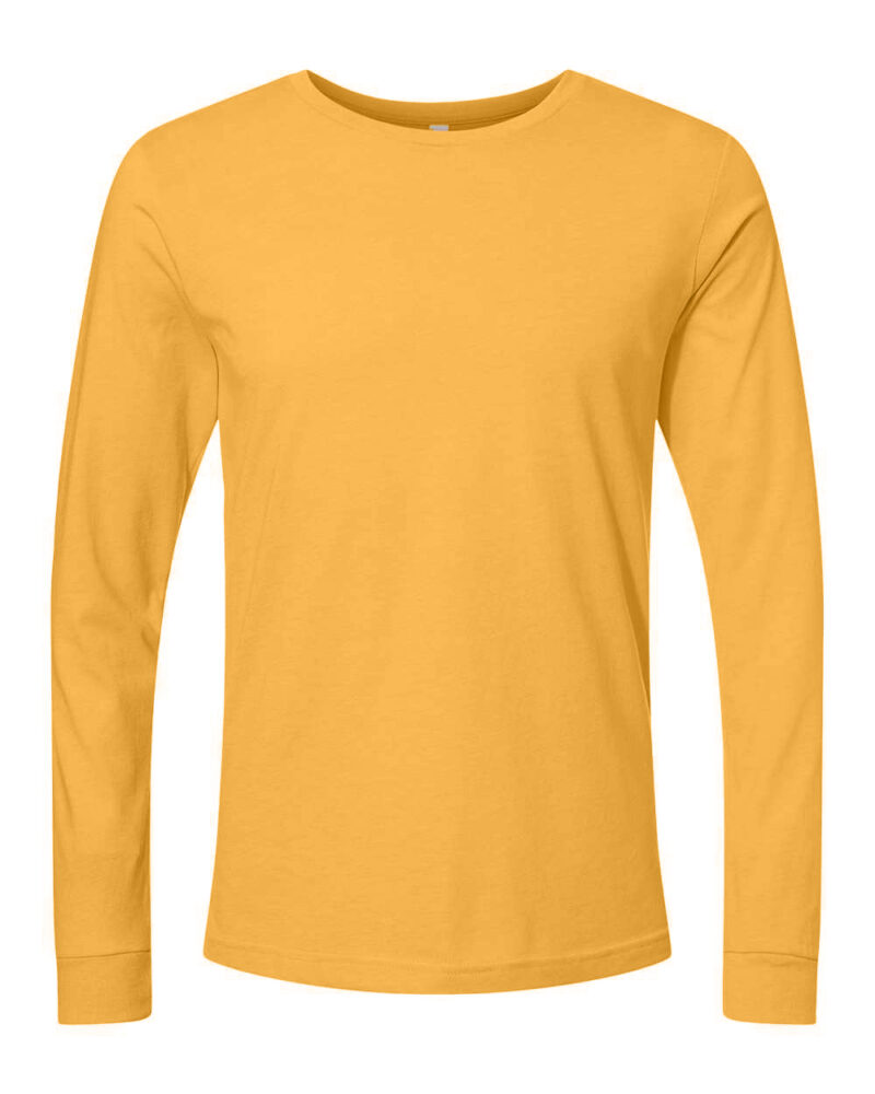 Custom Long Sleeve Heather Tee - Image 12