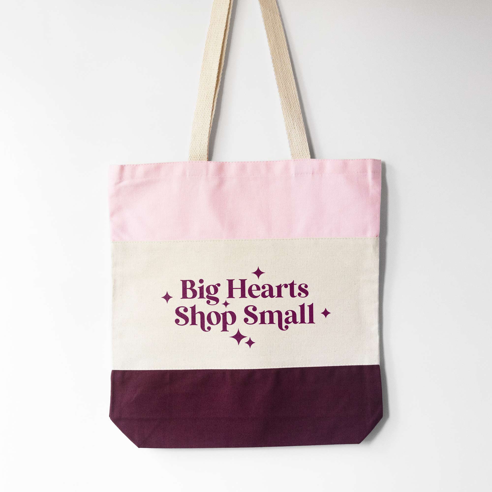 a big hearts shop small tote bag in pink