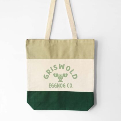 a Griswold Eggnog Co. Tote bag in Forest green