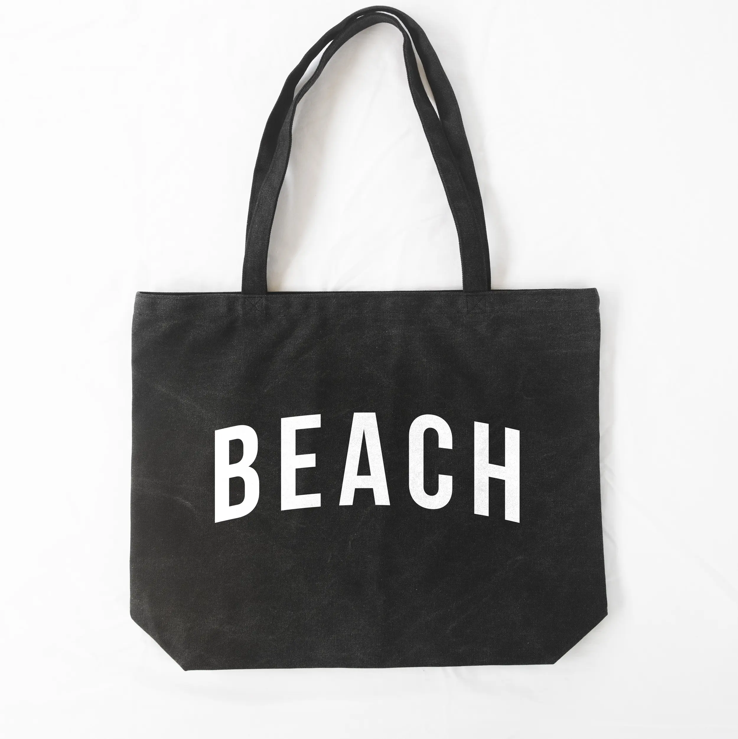 a Pigment beach tote in washed black