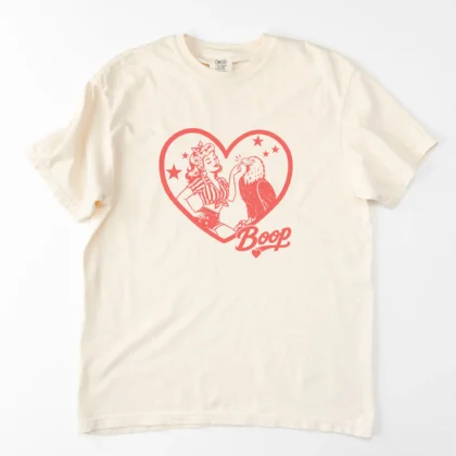 a boop eagle shirt in ivory