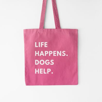 a life happens dogs help tote in azalea
