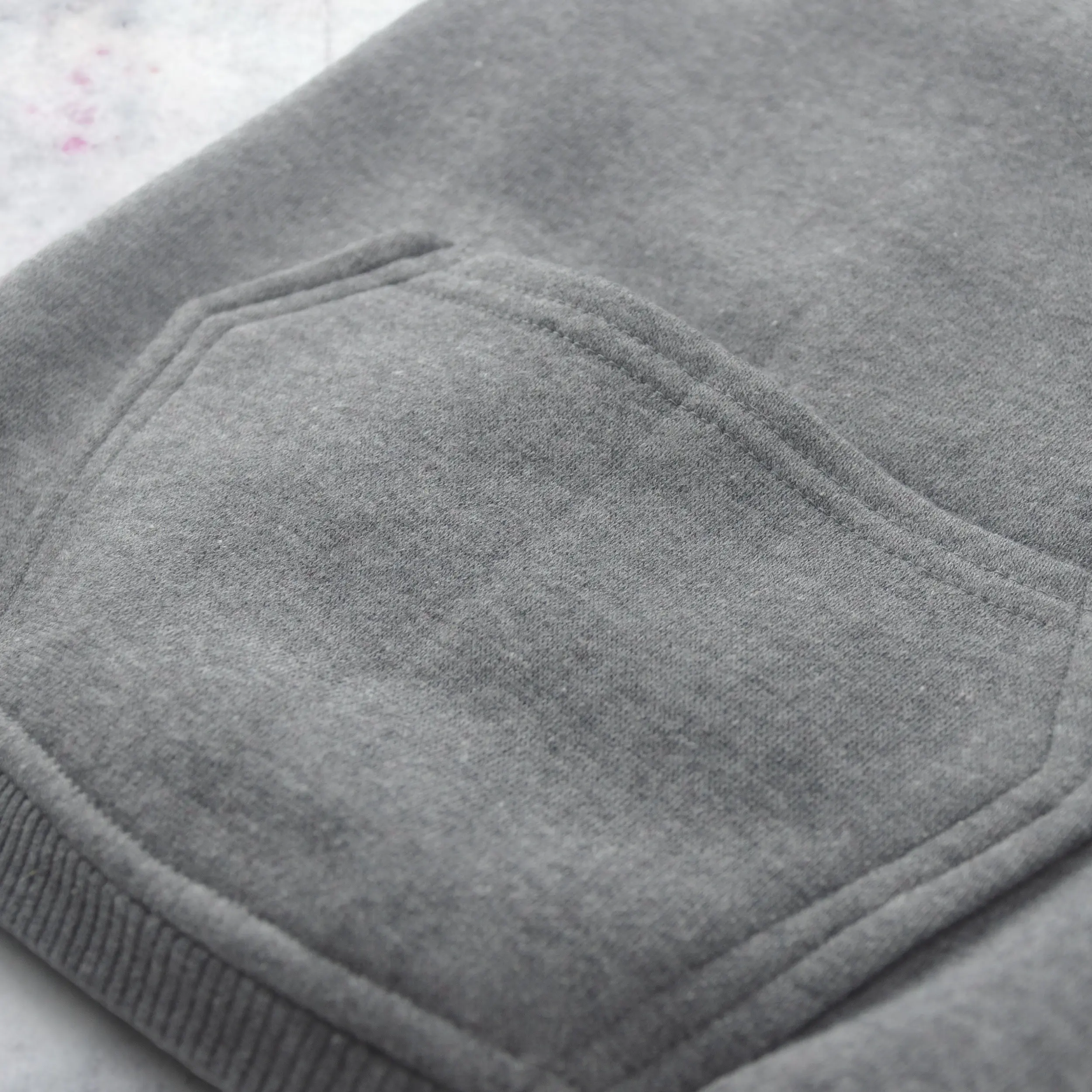pet hoodie pocket detail