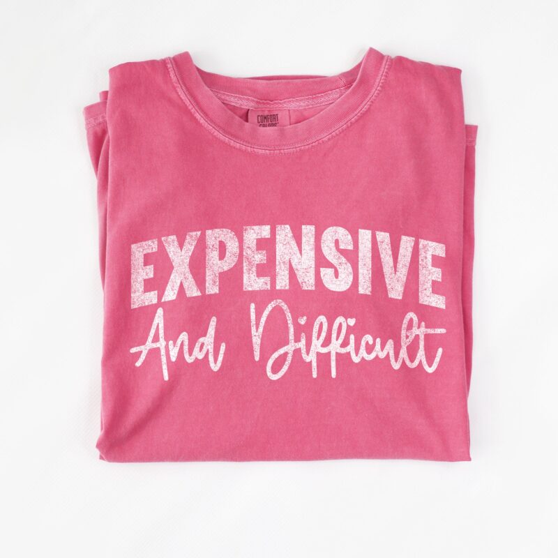 an expensive and difficult tee in crunchberry